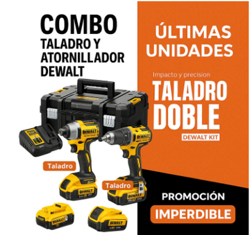 Combo Taladro y destornillador de impacto combinado | Dewalt